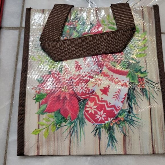 Lock & Lock Colorful Holiday Christmas Gift Bag Lot Of 6 Piece NEW - Picture 10 of 14